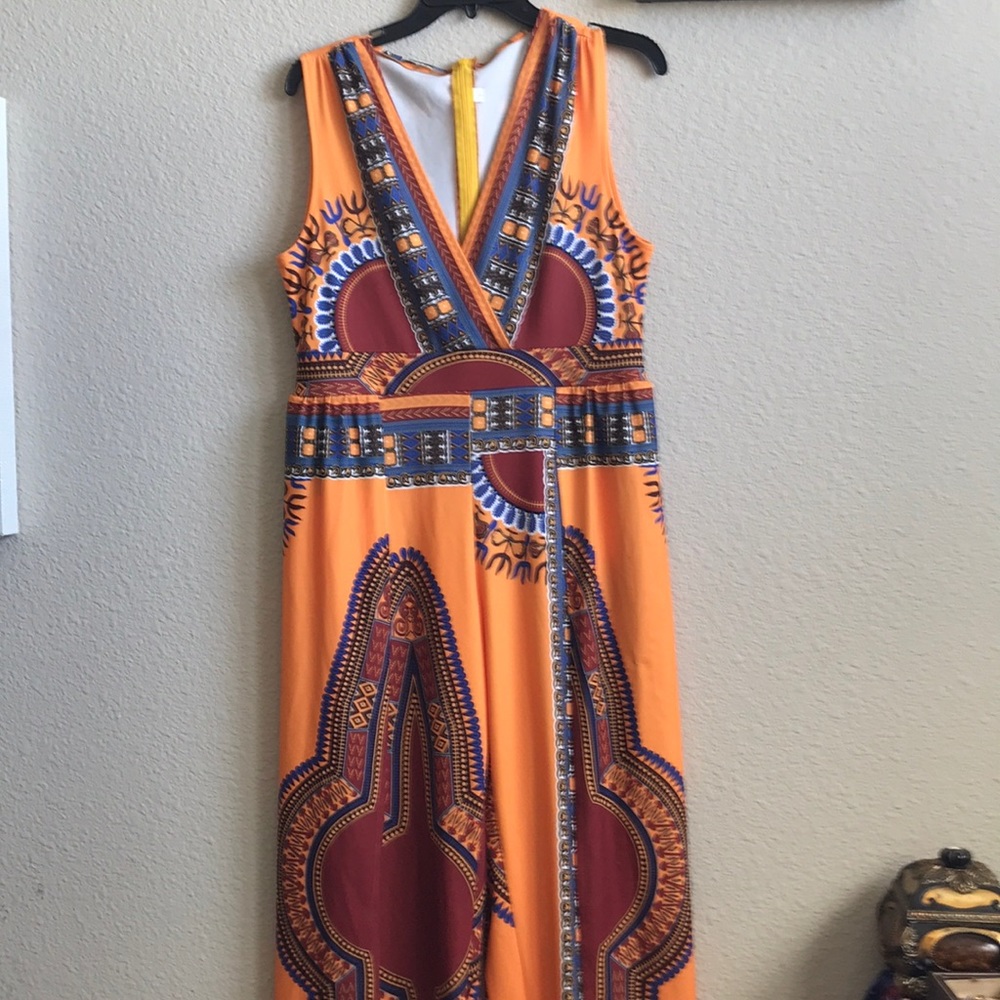 African print jumpsuit